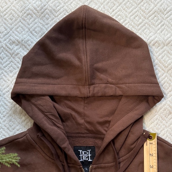 (Sold) NWT Ed Hardy Brown Hoodie with Graphic Motifs Size L - Picture 8 of 10